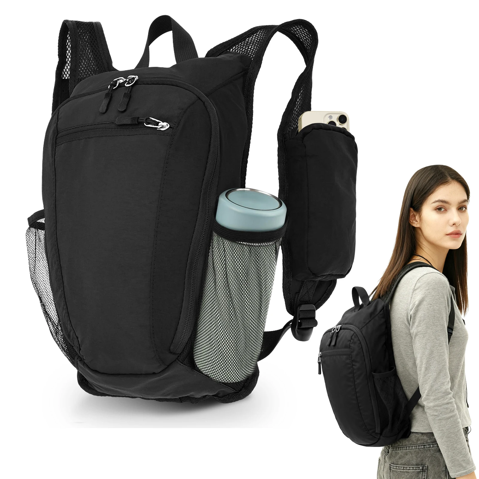 Foldable Backpack Small - حقيبة ظهر صغيرة للتنزه سعة 10