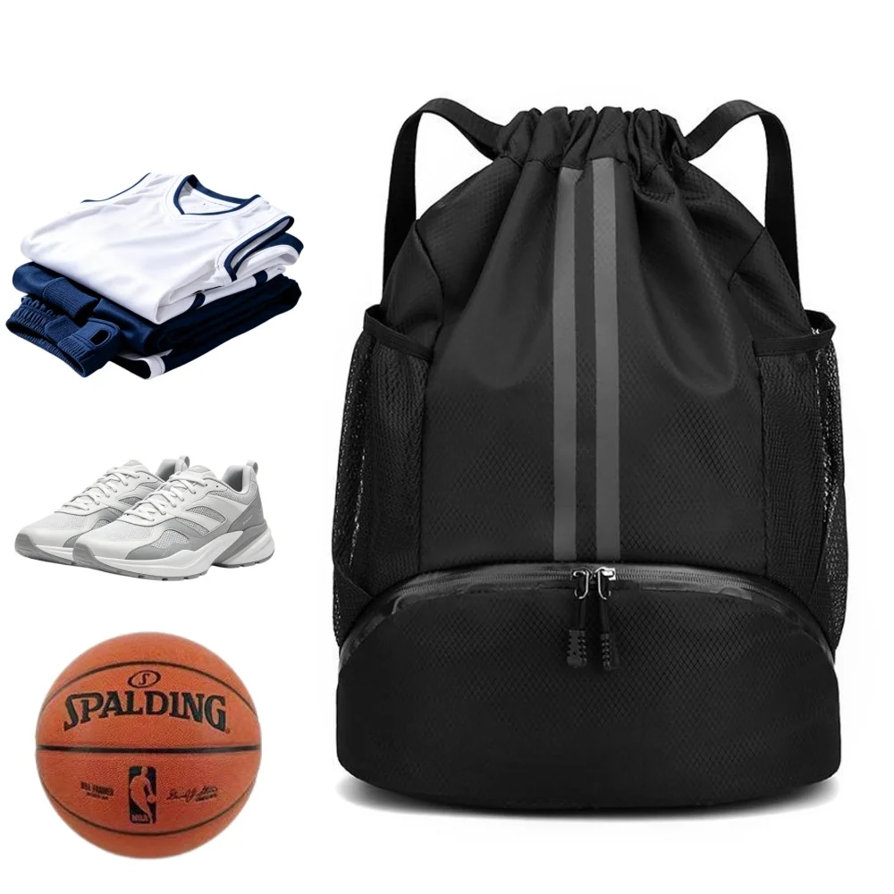 Drawstring Gym Bag - حقيبة ظهر رياضية برباط، حقيبة خفيفة
