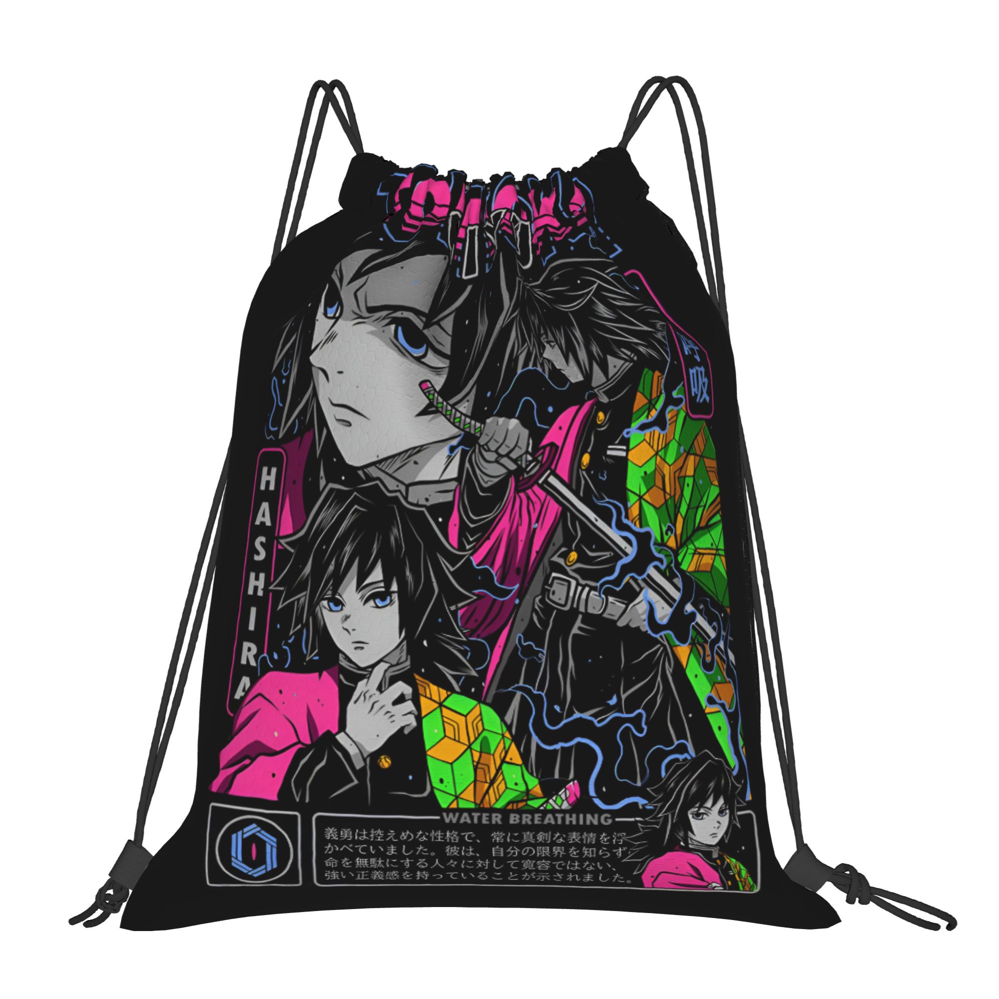 Drawstring Gym Bag - حقيبة ظهر مخصصة برباط من Demon