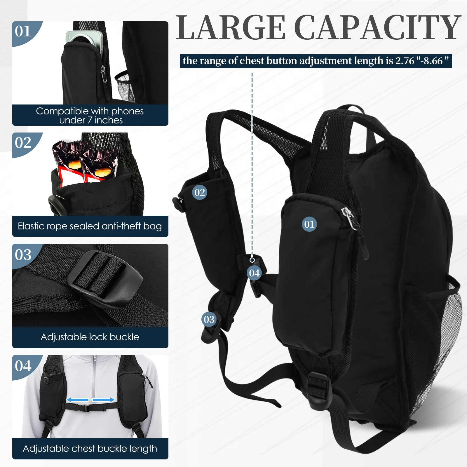 حقيبة ظهر صغيرة للتنزه سعة 10  - مراجعة Foldable Backpack Small وسعره