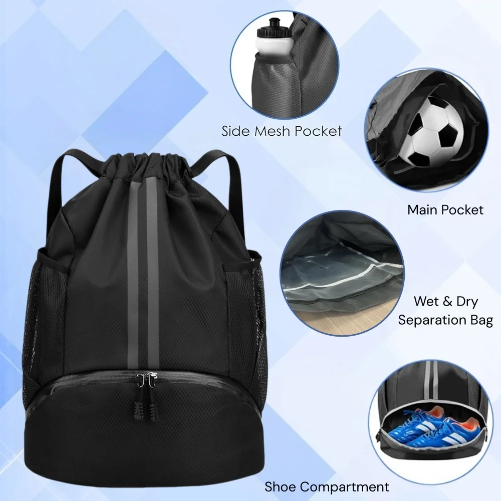 حقيبة ظهر رياضية برباط، حقيبة  - مراجعة Drawstring Gym Bag وسعره