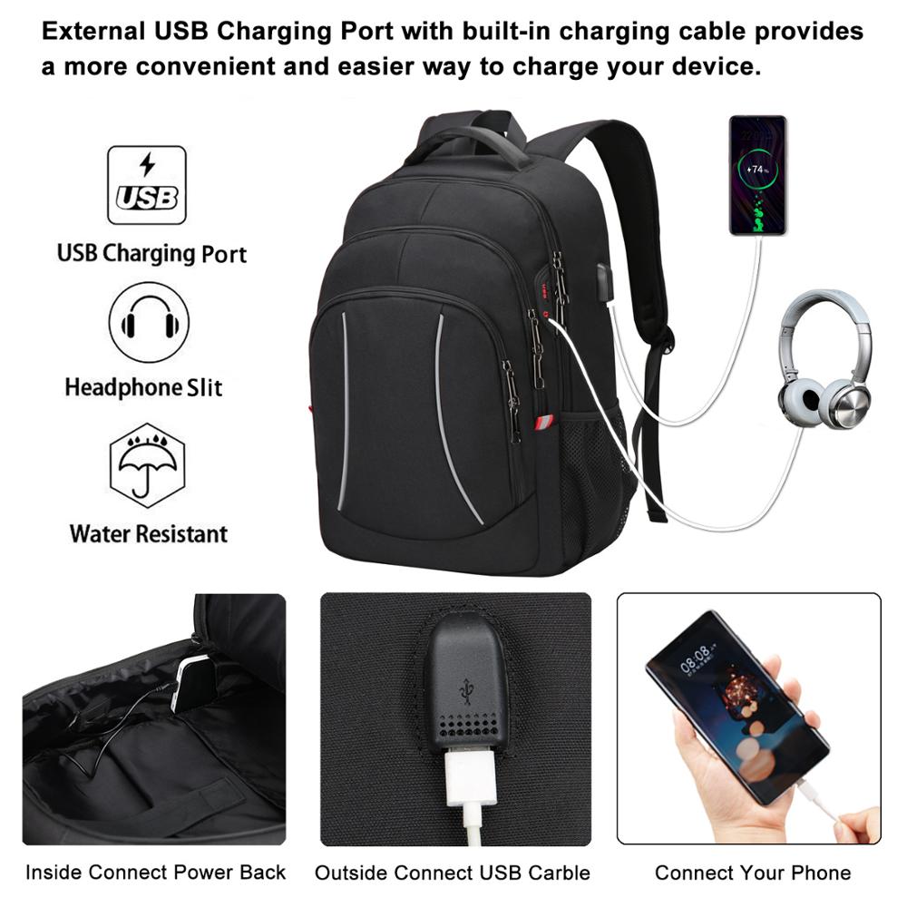 الرجال متعددة الوظائف السفر حق - مراجعة Travel Backpack Anti Theft وسعره