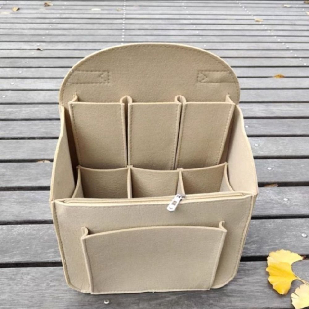 حقيبة تنظيم المكياج من اللباد  - مراجعة Backpack Insert Organizer وسعره