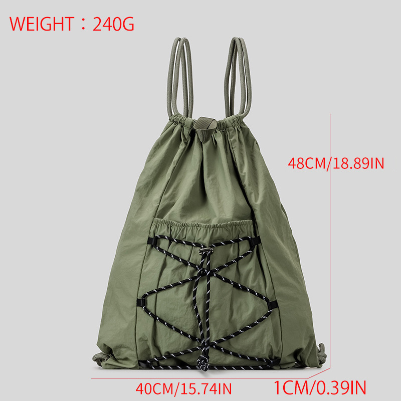 حقيبة ظهر SHELKSBAG للجنسين من - مراجعة Drawstring Gym Bag وسعره